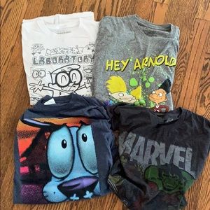 Cartoon Network lot of 4 T-shirts